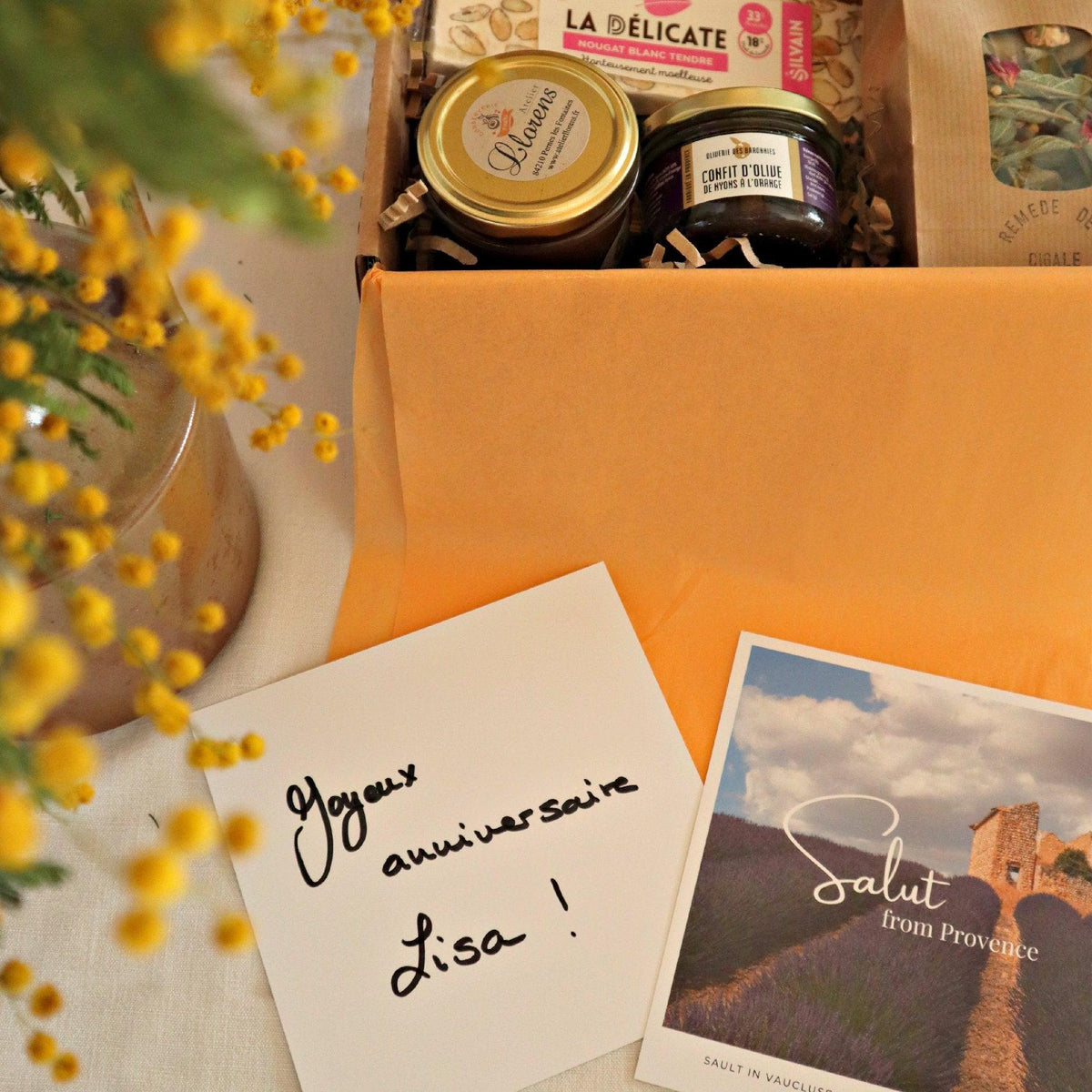 Geschenk Gutschein Feinkost aus der Provence Cartes-cadeaux La Sariette 