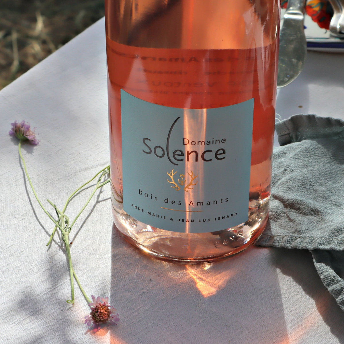 Rosé Wein &quot;Bois des Amants&quot; Domaine Solence (Bio &amp; AOP Ventoux) Wein La Sariette 