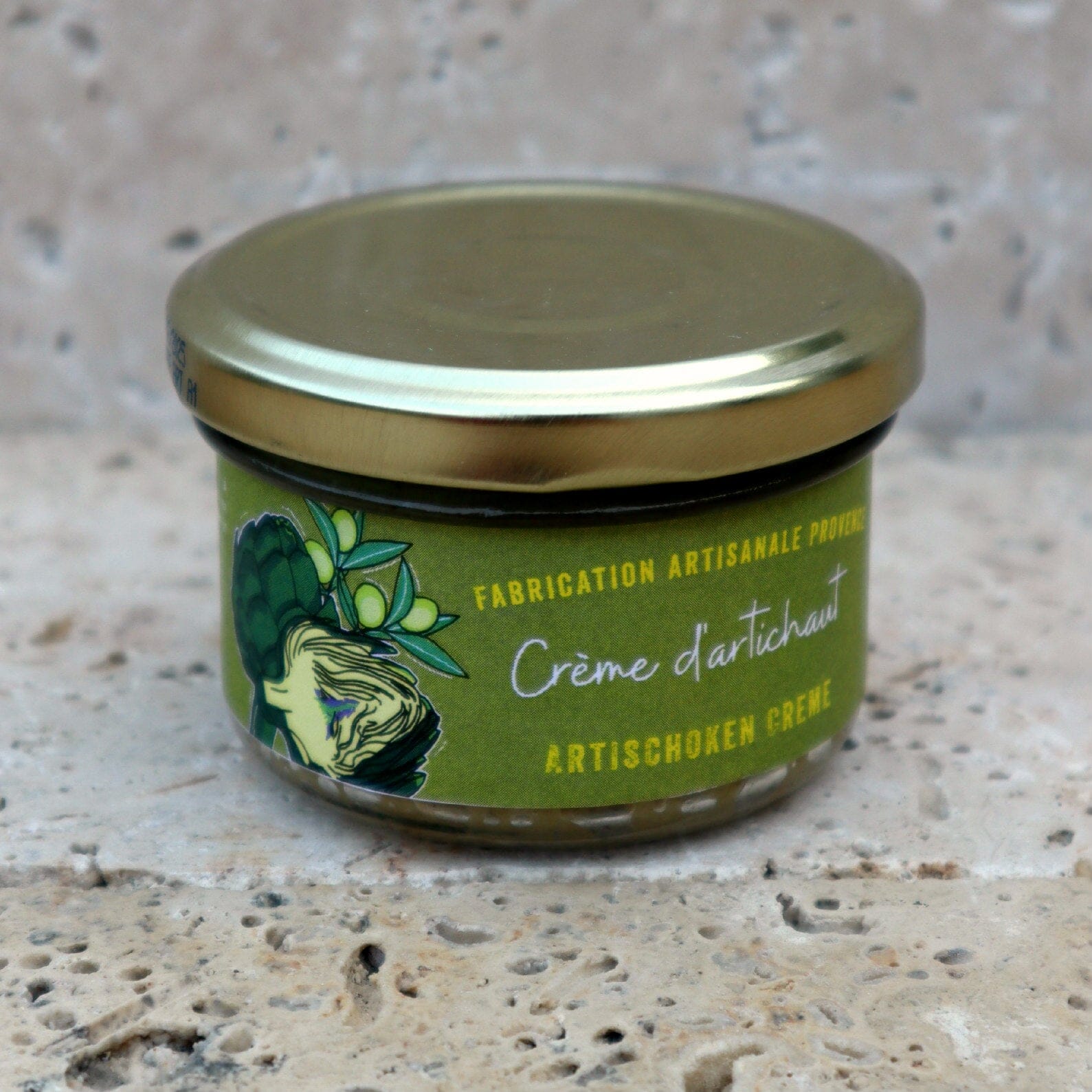 Artischoken Creme mit grünen Oliven Aufstrich La Sariette 