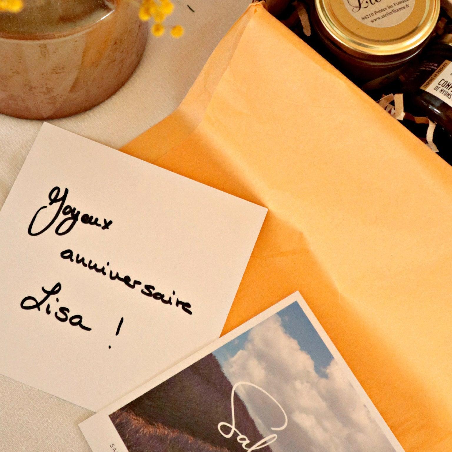 Geschenkverpackung Gift Message La Sariette 