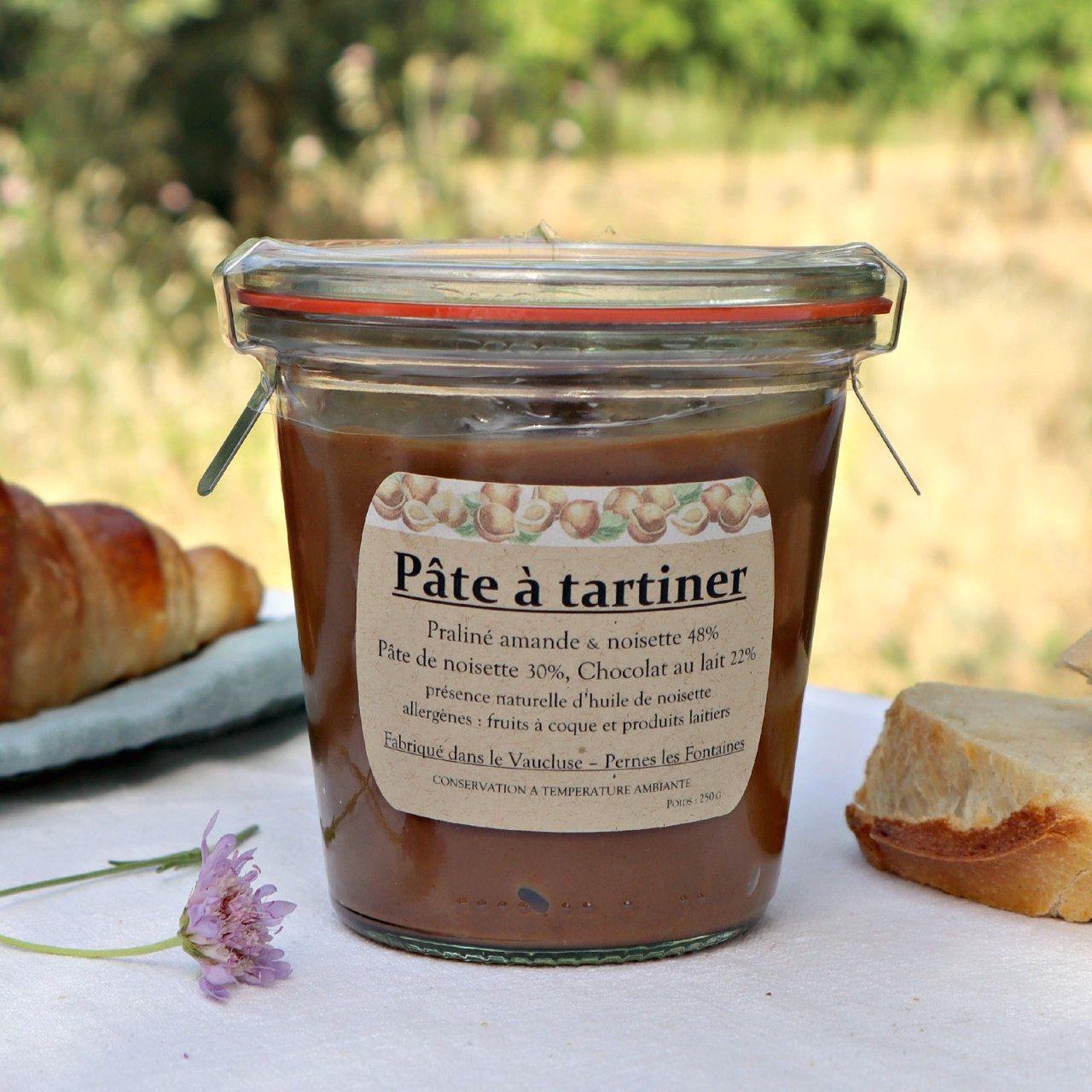 Haselnuss-Mandel & Schoko Creme Pur Süßer Aufstrich La Sariette 