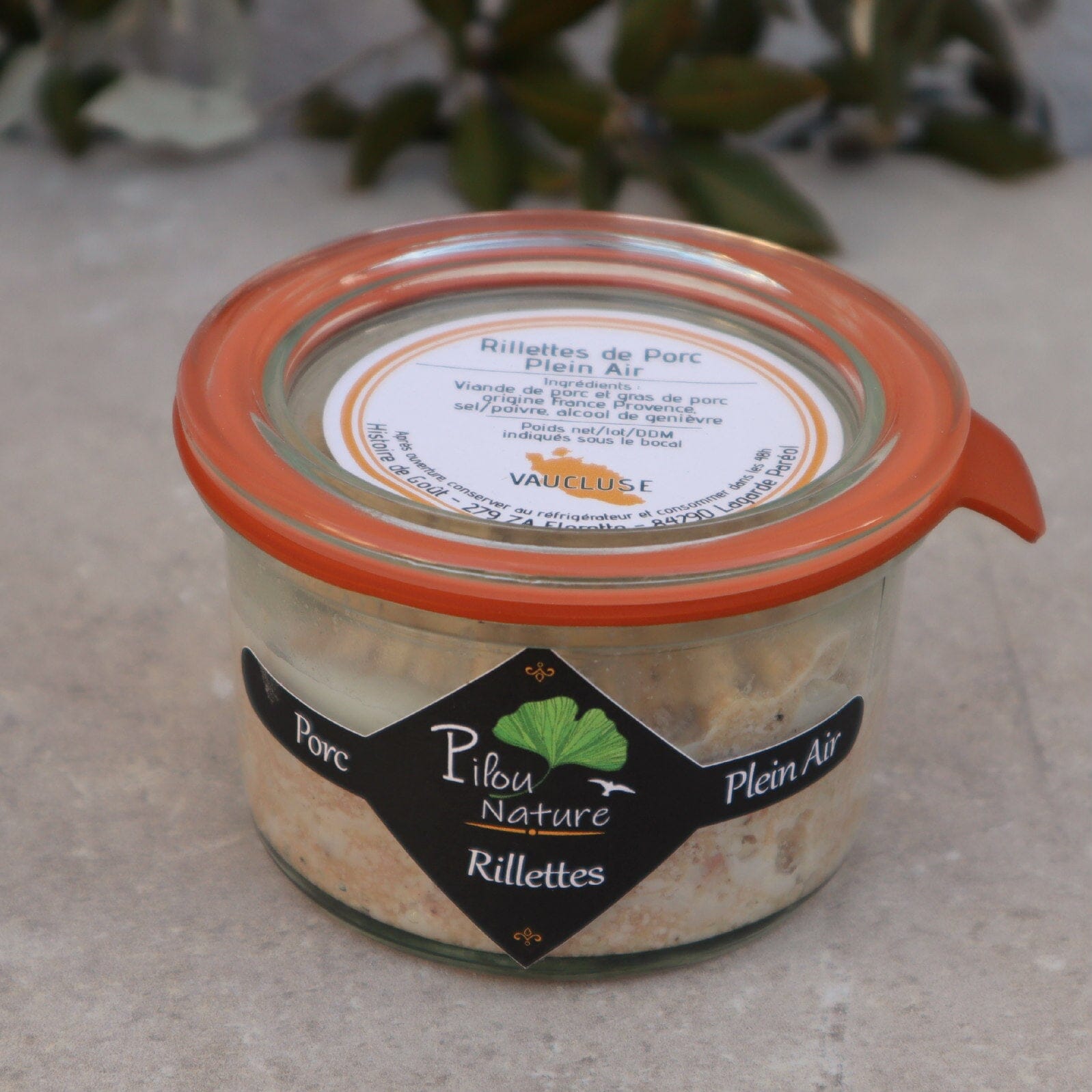 Rilettes Freiland Schweinefleisch Terrine La Sariette 