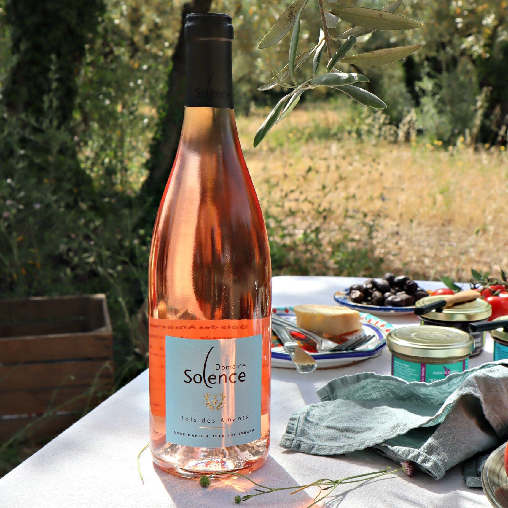 Rosé Wein "Bois des Amants" Domaine Solence (Bio & AOP Ventoux) Wein La Sariette 
